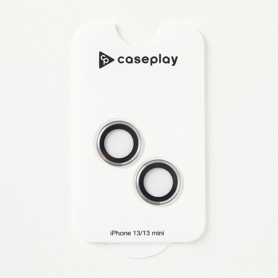 レンズガラス(２レンズ)  for Apple iPhone 13 [ シルバー ]