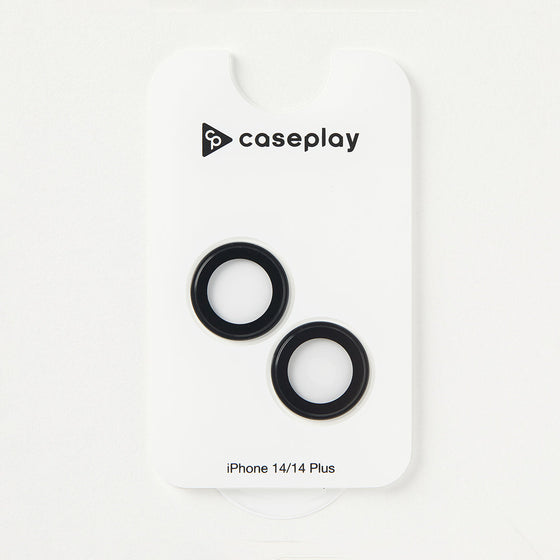 レンズガラス(２レンズ)  for Apple iPhone 14 Plus [ ブラック ]