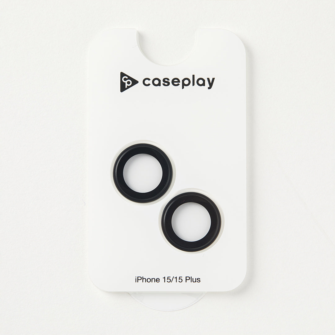 レンズガラス(２レンズ)  for Apple iPhone 15 [ ブラック ]