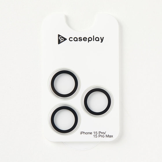 レンズガラス(３レンズ)  for Apple iPhone 15 Pro Max [ シルバー ]