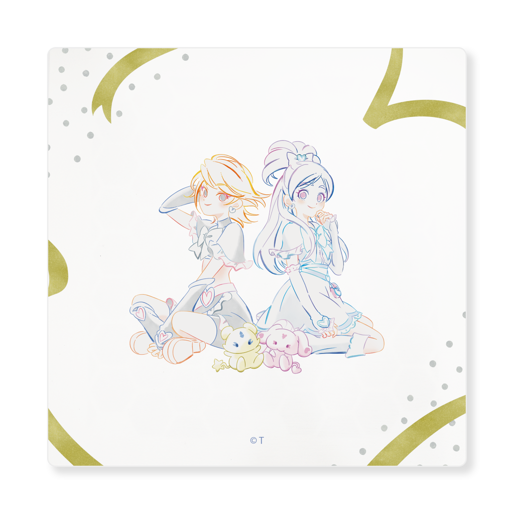 アートパネル［ ふたりはプリキュア- キュアブラックとキュアホワイト ］