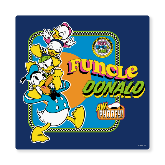 アートパネル［ Disney - Pop - Donald Duck, Huey, Louie & Dewey ］