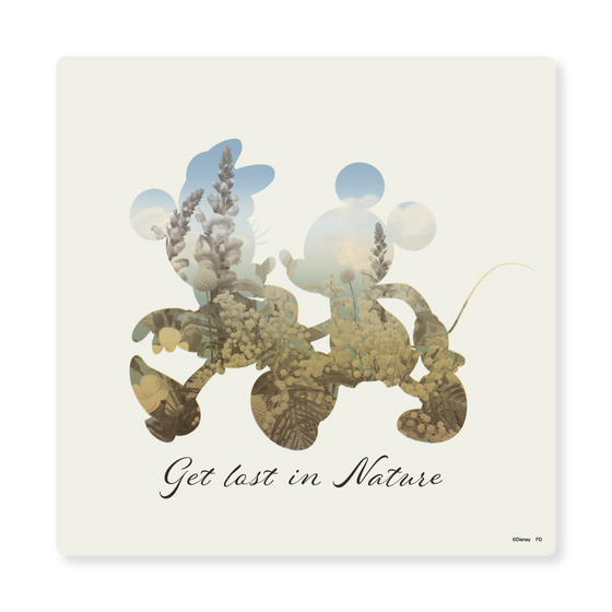 アートパネル［ Disney - Nature - Micky & Minne Mouse 3 ］
