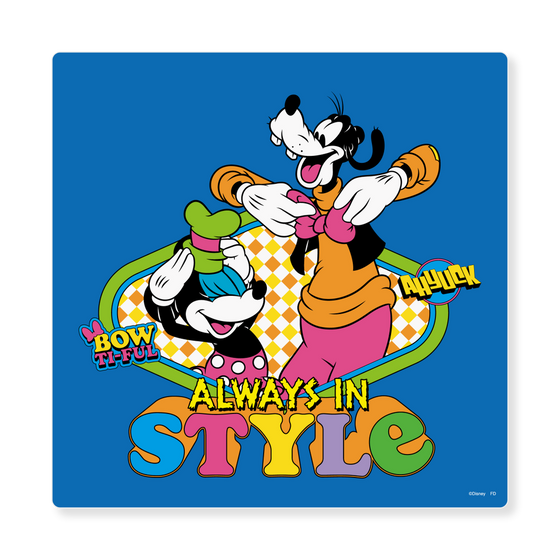 アートパネル［ Disney - Pop - Minnie Mouse & Goofy ］