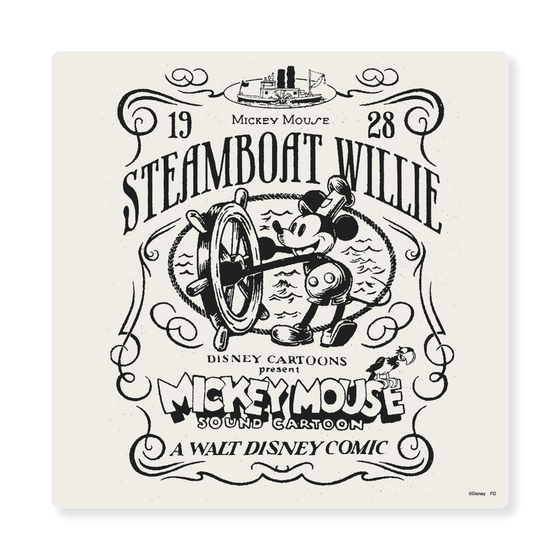 アートパネル［ Disney - Classic - Steamboat Willie 2 ］