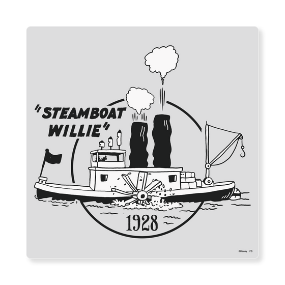アートパネル［ Disney - Classic - Steamboat Willie 3 ］