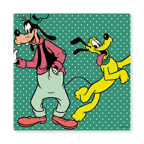 アートパネル［ Disney - Retro - Goofy & Pluto ］