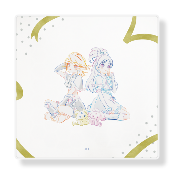 アートパネルスピーカー［ ふたりはプリキュア- キュアブラックとキュアホワイト ］