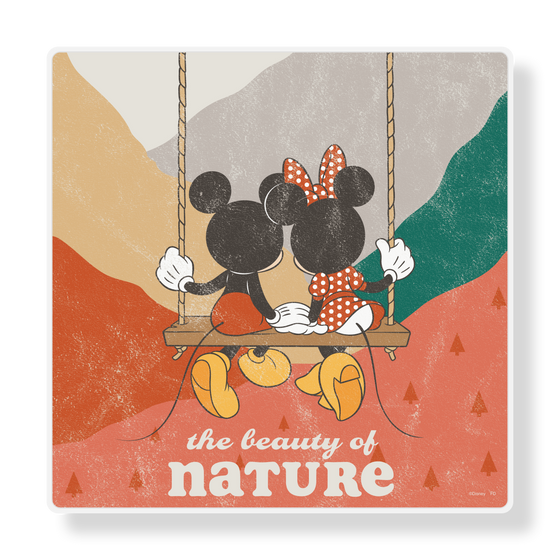 アートパネルスピーカー［ Disney - Nature - Micky & Minne Mouse 1 ］