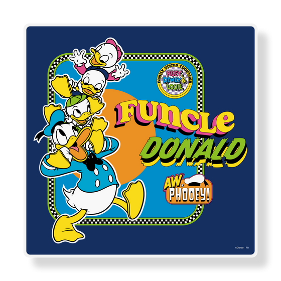 アートパネルスピーカー［ Disney - Pop - Donald Duck, Huey, Louie & Dewey ］