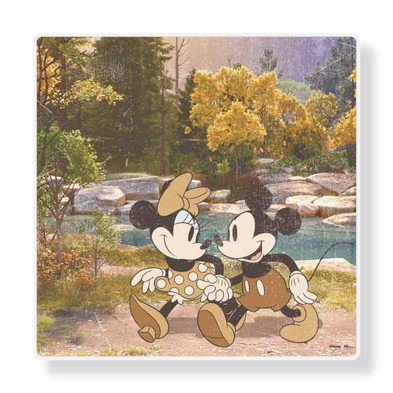 アートパネルスピーカー［ Disney - Nature - Micky & Minne Mouse 2 ］