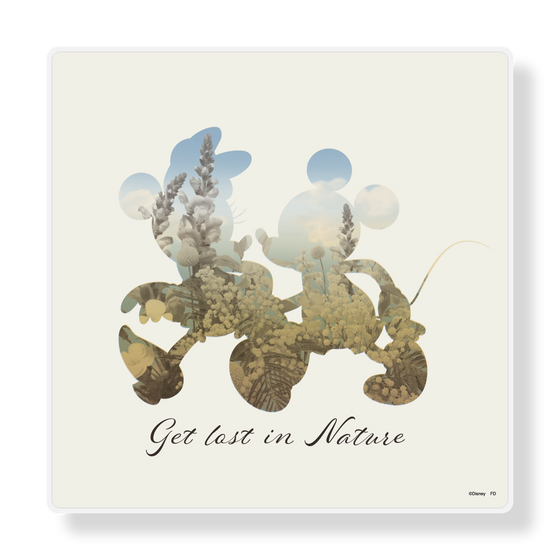 アートパネルスピーカー［ Disney - Nature - Micky & Minne Mouse 3 ］