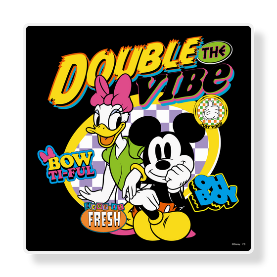 アートパネルスピーカー［ Disney - Pop - Daisy Duck & Micky Mouse ］