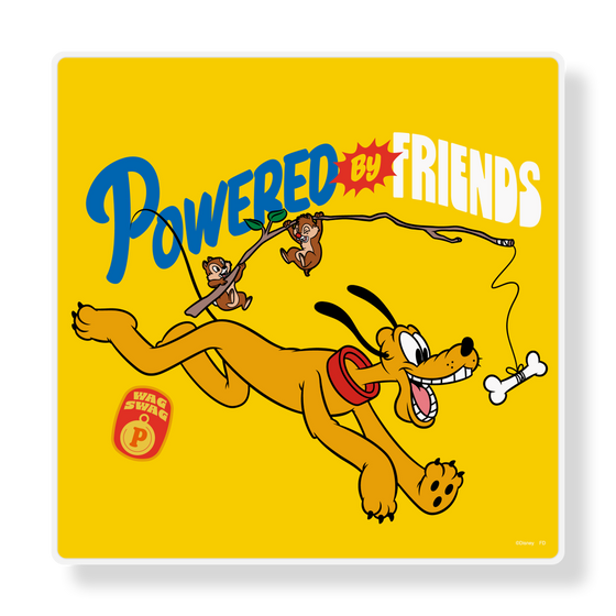 アートパネルスピーカー［ Disney - Pop - Pluto, Chip & Dale ］