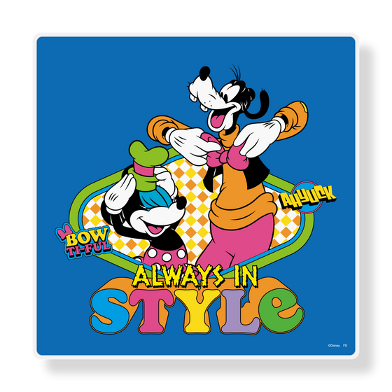 アートパネルスピーカー［ Disney - Pop - Minnie Mouse & Goofy ］