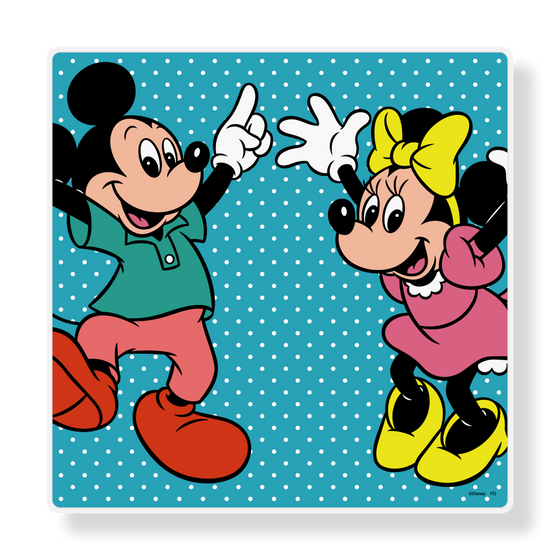 アートパネルスピーカー［ Disney - Retro - Micky & Minne Mouse ］