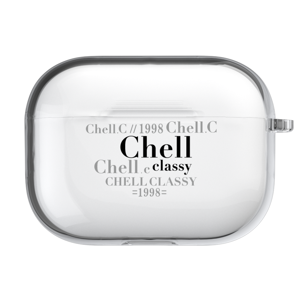 AirPodsケース for AirPods Pro［ Chell classy - Logotype ］