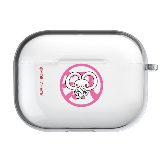 AirPodsケース［ 汎用うさぎ - ワンポイント ］