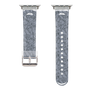 Apple Watchクリアバンド［ LAGUNAMOON - フラワーパターン - Dark blue ］