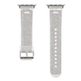Apple Watchクリアバンド［ LAGUNAMOON - フラワーパターン - Grey ］