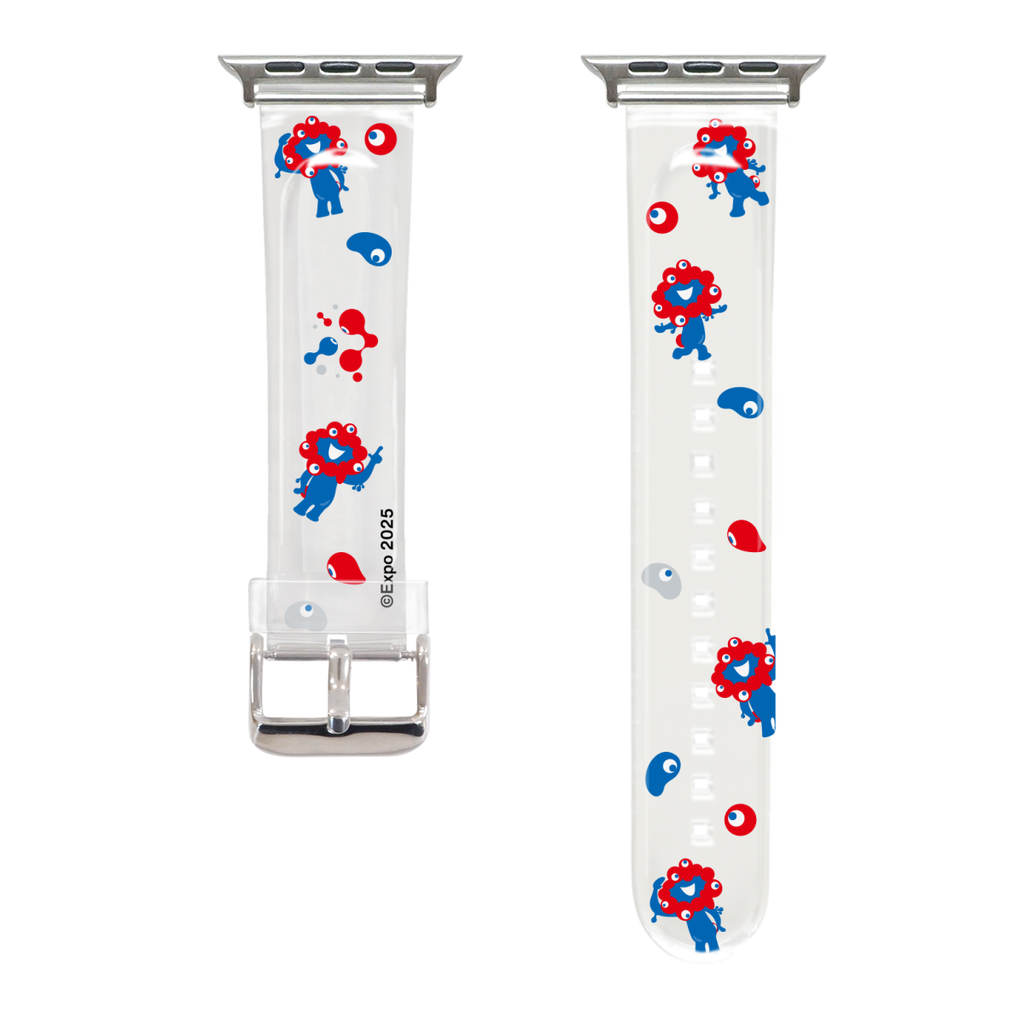Apple Watchクリアバンド for Apple Watch（38mm～41mm）［ Expo2025 大阪・関西万博 - ミャクミャクがいっぱい ］