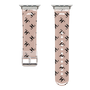 Apple Watchクリアバンド［ Chell classy - Logo - Beige ］