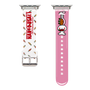 Apple Watchクリアバンド［ 汎用うさぎ - ニンジンとキャロットベリー ］