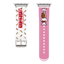 Apple Watchクリアバンド［ 汎用うさぎ - ニンジンとキャロットベリー ］