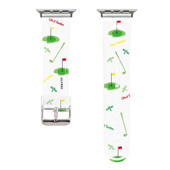 Apple Watchクリアバンド［ オーイ！とんぼ - ゴルフ ］