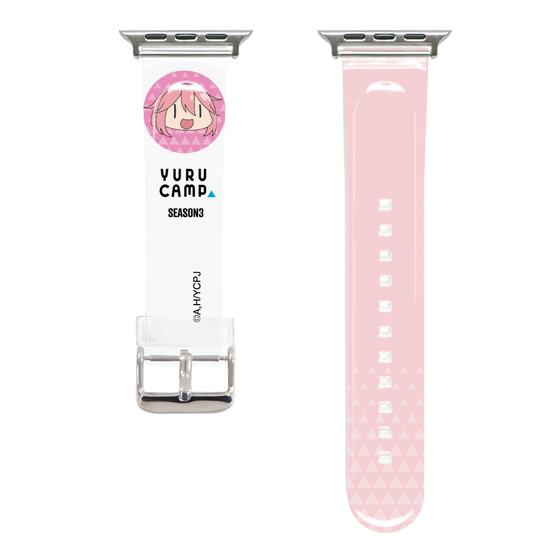 Apple Watchクリアバンド［ 『ゆるキャン△ SEASON3』- 各務原 なでしこ - アイコン ］