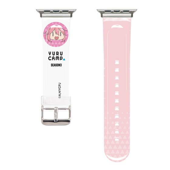 Apple Watchクリアバンド［ 『ゆるキャン△ SEASON3』- 各務原 なでしこ - アイコン ］