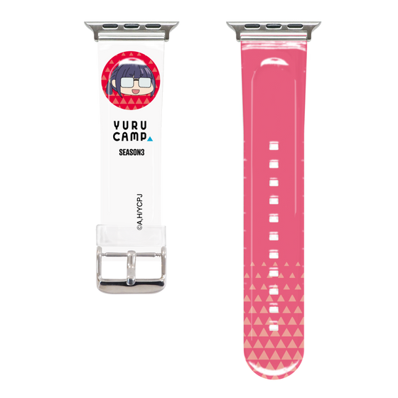 Apple Watchクリアバンド［ 『ゆるキャン△ SEASON3』- 大垣 千明 - アイコン ］