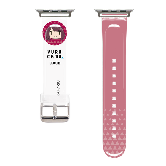 Apple Watchクリアバンド［ 『ゆるキャン△ SEASON3』- 土岐 綾乃 - アイコン ］