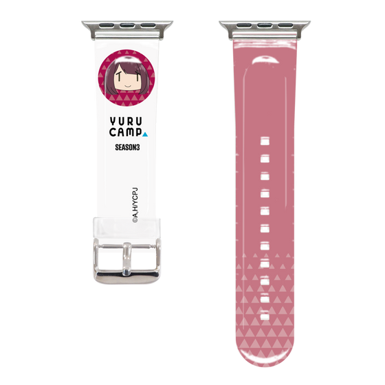 Apple Watchクリアバンド［ 『ゆるキャン△ SEASON3』- 土岐 綾乃 - アイコン ］