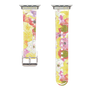 Apple Watchクリアバンド［ 日比谷花壇 - HarmonyinBloom - イエロー ］