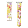 Apple Watchクリアバンド［ 日比谷花壇 - HarmonyinBloom - イエロー ］