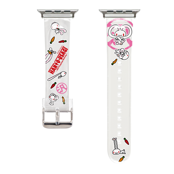 Apple Watchクリアバンド［ 汎用うさぎ - ステッカー ］