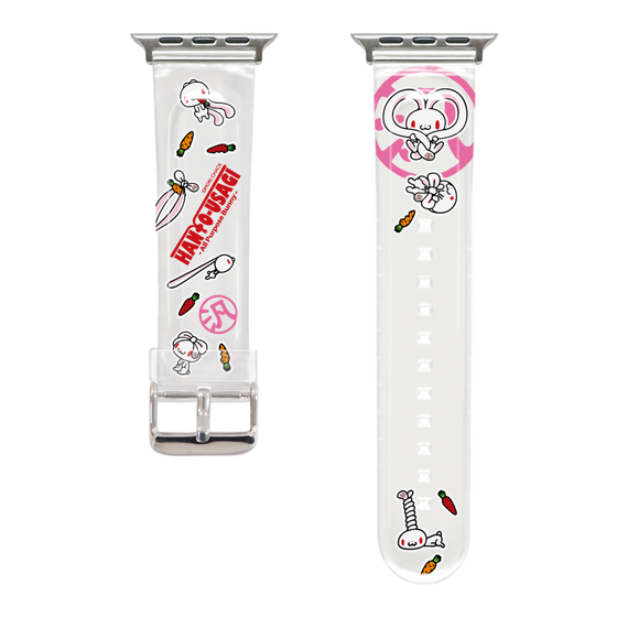 Apple Watchクリアバンド［ 汎用うさぎ - ステッカー ］