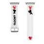 Apple Watchクリアバンド［ グルーミー - シルエット ］