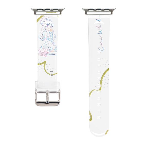 Apple Watchクリアバンド［ ふたりはプリキュア- キュアホワイト ］