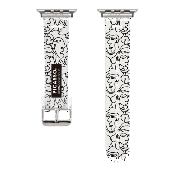 Apple Watchクリアバンド［ PICASSO - Self-Portrait - pattern ］