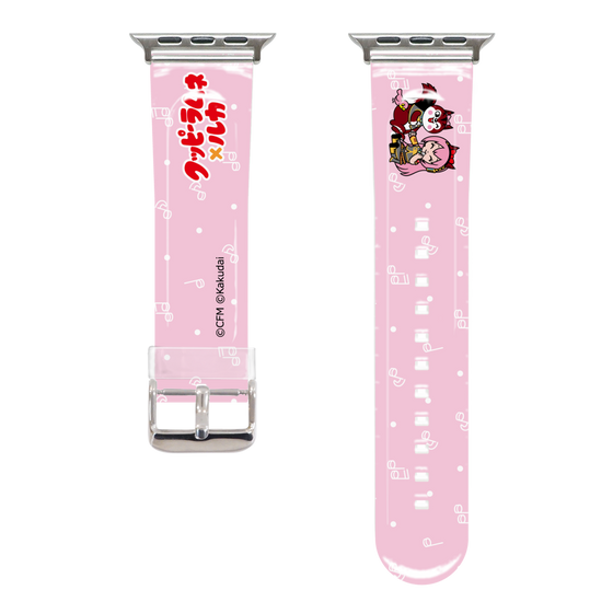 Apple Watchクリアバンド［ 初音ミク×クッピーラムネ - 巡音ルカ×ラム - デフォルメイラスト ］