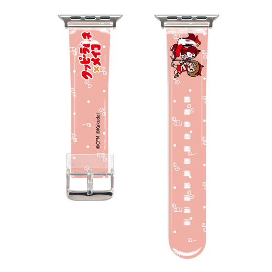 Apple Watchクリアバンド［ 初音ミク×クッピーラムネ - MEIKO×ラム - デフォルメイラスト ］
