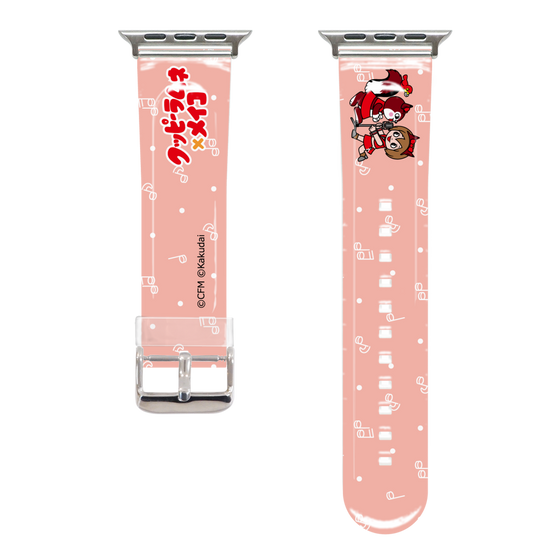 Apple Watchクリアバンド［ 初音ミク×クッピーラムネ - MEIKO×ラム - デフォルメイラスト ］