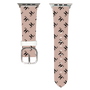 Apple Watchレザーバンド［ Chell classy - Logo - Beige ］