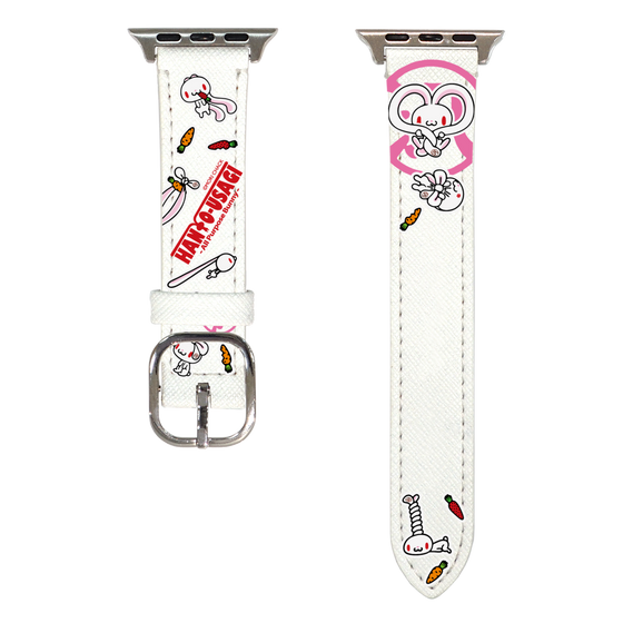 Apple Watchレザーバンド［ 汎用うさぎ - ステッカー ］