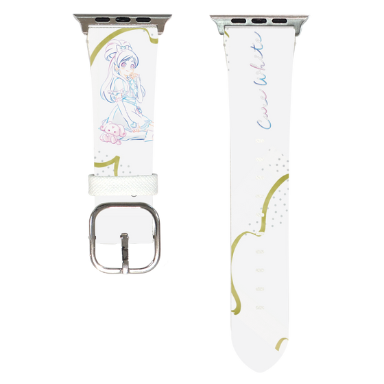 Apple Watchレザーバンド［ ふたりはプリキュア- キュアホワイト ］