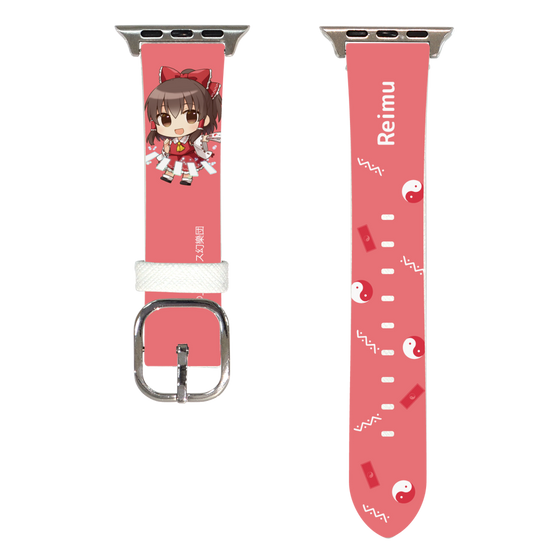 Apple Watchレザーバンド［ 東方プロジェクト - SDキャラ - 博麗霊夢 ］
