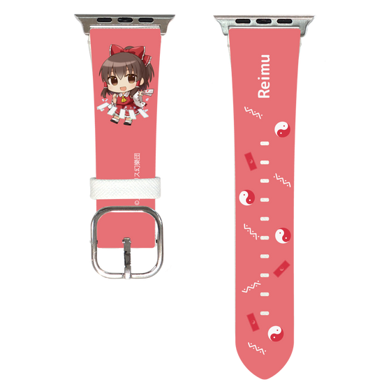 Apple Watchレザーバンド［ 東方プロジェクト - SDキャラ - 博麗霊夢 ］