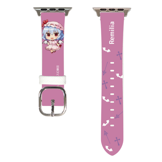 Apple Watchレザーバンド［ 東方プロジェクト - SDキャラ - レミリア・スカーレット ］